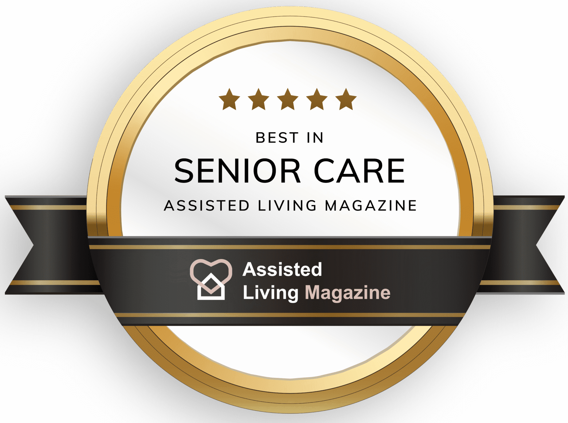 Best in Senior Care Award Assisted Living Magazine Badge